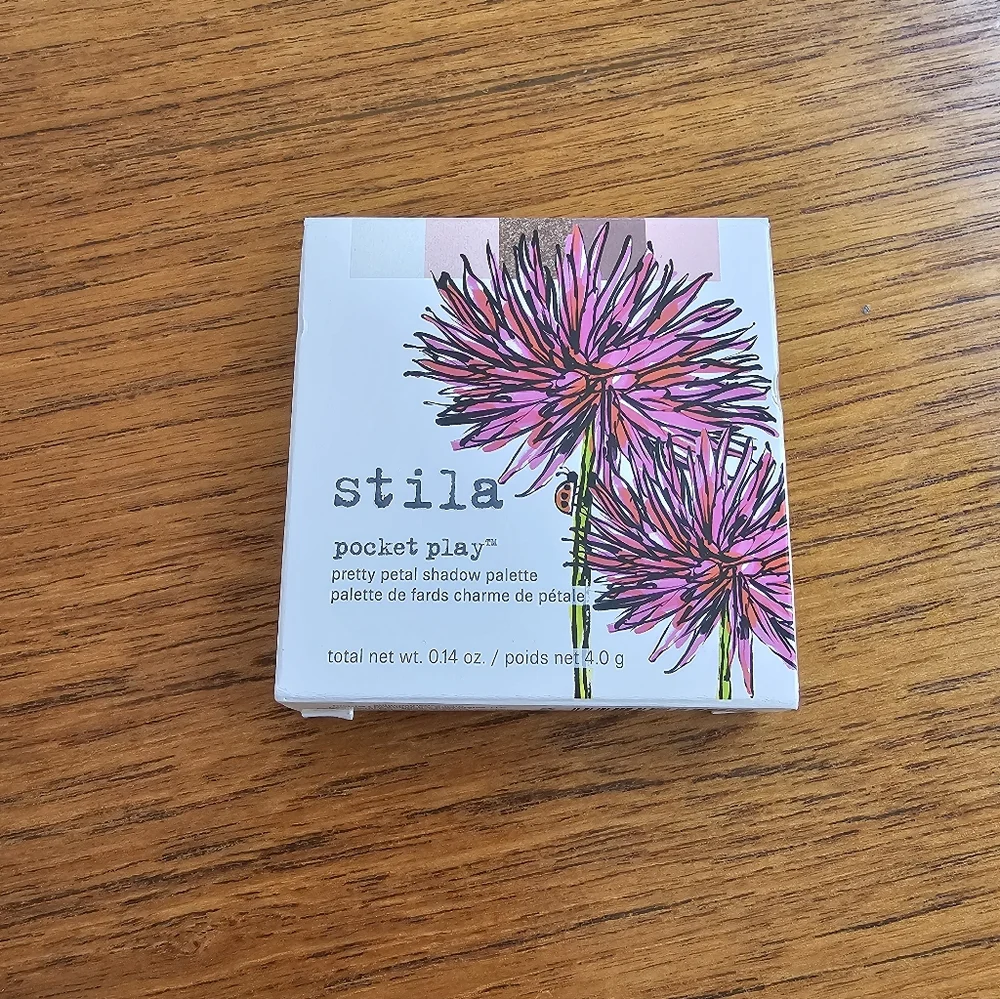 **New in Box** Stila Pocket Play Shadow Pallet Pretty Petal Metallic